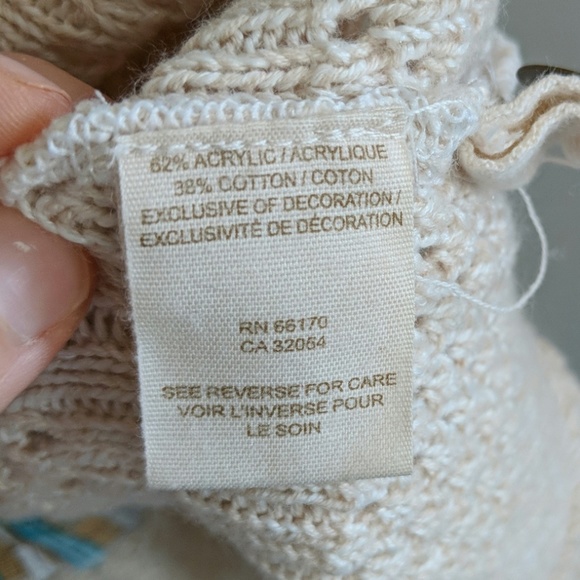 Free People Knit Tank Top Tan Button Down Size S - Picture 5 of 7